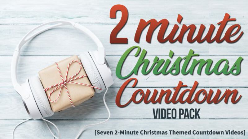 2 Minute Christmas Countdown Pack